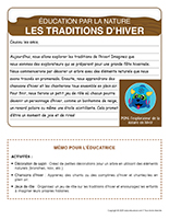 lettre thematique-Activites par la nature-Les traditions d'hiver