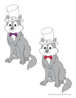 loups chapeautés