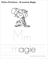 J’explore la lettre « M », comme magie