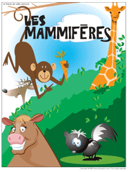 Affiche thématique -Les mammifères