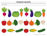 masques Légumes