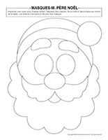 masques M Pere Noel