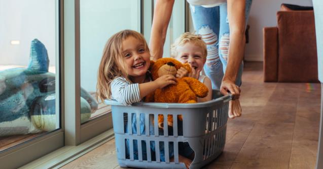 Panière à linge pour enfant