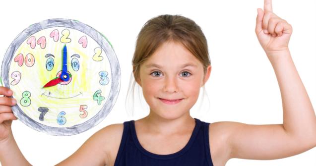 L'horloge, bricolage pour enfants.