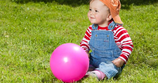 Mon ballon, activités pour enfants de 0 à 36 mois.