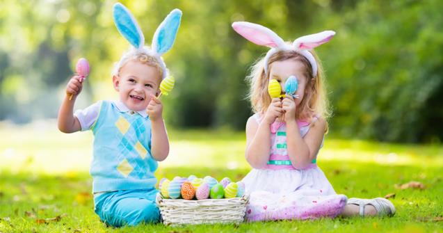 Mon panier de Pâques, activités pour enfants de 0 à 36 mois.