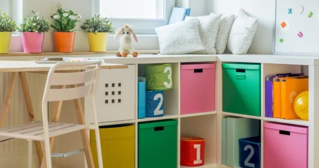 Trucs simples pour faciliter le rangement avec les enfants