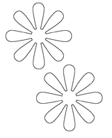 Ouvrir – modèle de fleurs