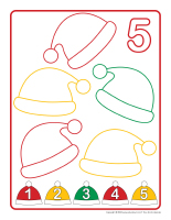 napperons de jeux à modeler-Pere Noel