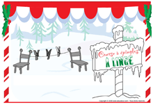 Kiosque - Course à épingles à linge de Noël