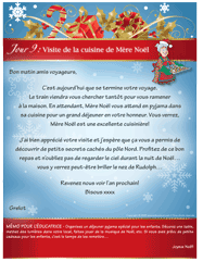 Ouvrir – visite de la cuisine de Mère Noël