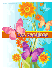 Affiche thémagique - Les papillons