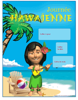 Ouvrir-calendrier perpétuel journée Hawaïenne