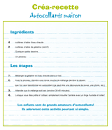 Créa-recette # 15 - Autocollants maison