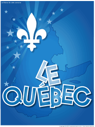 Affiche thématique - Le Québec