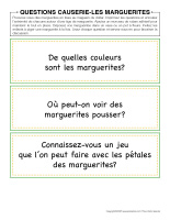 questions causerie-Marguerites