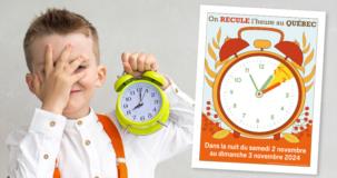 On recule l'heure au Québec