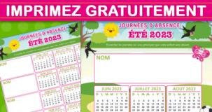 Liste des absences-Été 2023