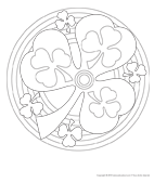 Ouvrir mandalas-trèfle