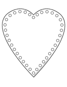 Bricolage Coeur troué