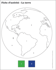 Fiche d’activités- la terre