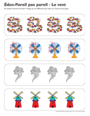 Ouvrir éduc-pareil pas pareil-Le vent