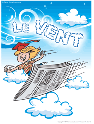 Affiche thématique - Le vent