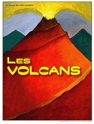 Affiche thématique - Les volcans