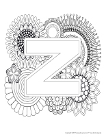 xMandalas-Lettre Z