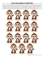 yeux de singes à compter